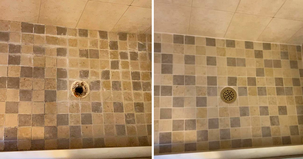 These Floors in Park Ridge Receive a Full Restoration From Our Grout  Cleaning Experts