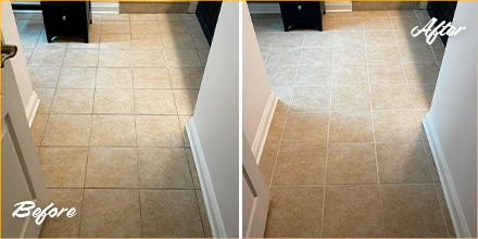 Live - REAL Review Goo Gone Grout & Tile Cleaner {before & after}