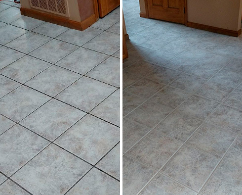 Floor Restored by Our Tile and Grout Cleaners in Brick, NJ