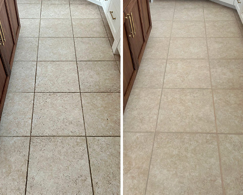 Floor Restored by Our Tile and Grout Cleaners in Wall, NJ