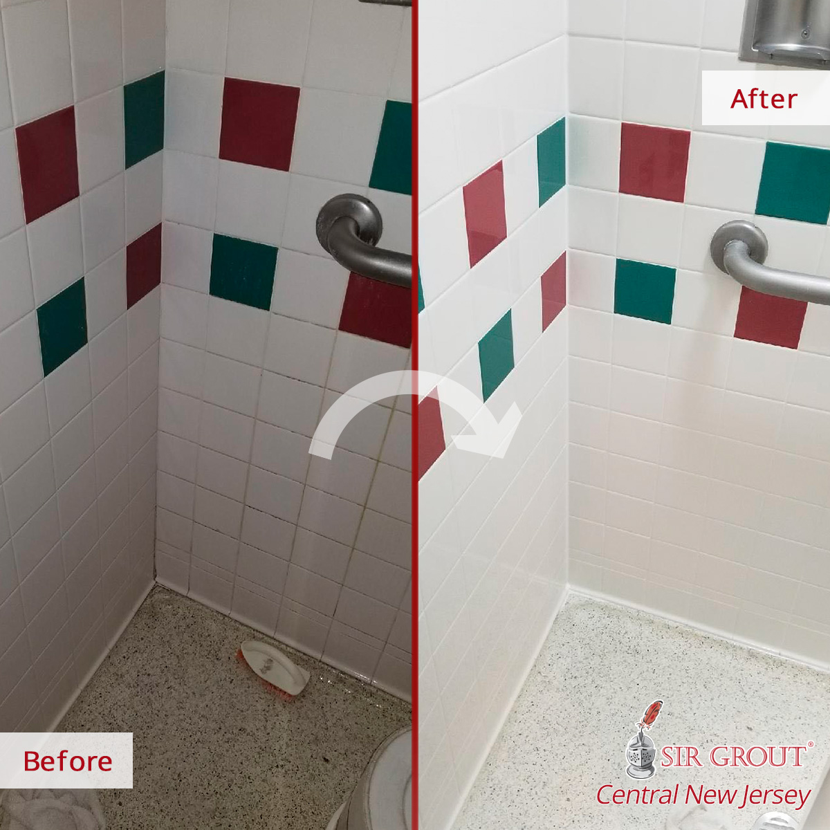 Our Tile and Grout Cleaners Left This Client's Shower in Toms River NJ  Looking Pristine