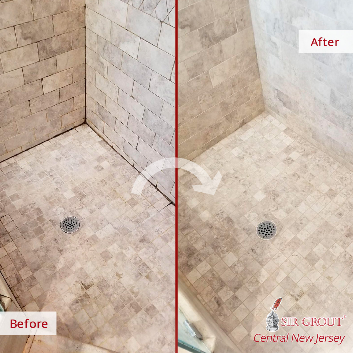 A Professional Grout Cleaning Service in Riverton NJ Gave This